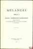 MÉLANGES OFFERTS À ANDRÉ GARRIGOU-LAGRANGE, présentation par Jean-Marie Auby. [Mélanges Garrigou-Lagrange]