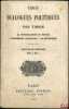 TROIS DIALOGUES POLITIQUES, La souveraineté du peuple, L’Assemblée nationale, La République, Nouvelle éd.. CORMENIN dit TIMON (Louis, baron de)