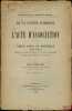 DE LA NATURE JURIDIQUE DE L’ACTE D’ASSOCIATION, Th&egrave;se, Facult&eacute; de droit de l’Universit&eacute; de Bordeaux . R&Eacute;GLADE (Marc)