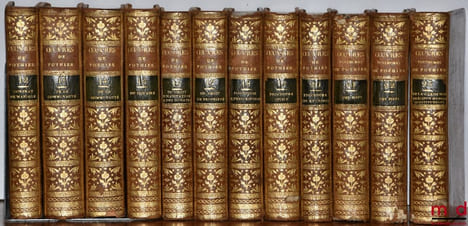 ŒUVRES COMPLÈTES ET POSTHUMES: t.I & II: Traité des obligations, Nouvelle éd. (1777); t.III: Traité du contrat de vente, Nouvelle éd. revue et ...