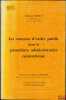 LES MOYENS D’ORDRE PUBLIC DANS LA PROCÉDURE ADMINISTRATIVE CONTENTIEUSE, Préface de Jean-François Lachaume, Coll. Publications de la Faculté de droit ...