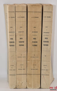 DROIT ET JURISPRUDENCE EN MATIÈRES DE POSTES, TÉLÉGRAPHES, TÉLÉPHONES, t.I: Le Service public, l’Administration et le Personnel des P.T.T.; t.II: 1reet 2eparties: Voies et moyens contractuels, financiers et de puissance publique qui conditionnent le fonctionnement du service public des P.T.T.; t.III: Les usagers des services des P.T.T. et l’usage de ces services