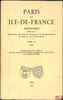 PARIS ET &Icirc;LE-DE-FRANCE, M&eacute;moires publi&eacute;s par la f&eacute;d&eacute;ration des soci&eacute;t&eacute;s historiques et arch&eacute;ologiques de Paris et d’&Icirc;le-de-France. [Collectif]