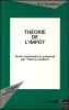 THÉORIE DE L’IMPÔT, Texte commenté et présenté par Thierry Lambert, coll. «Logiques juridiques». PROUDHON (Pierre-Joseph)