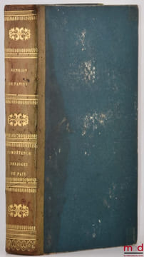DE LA COMPÉTENCE DES JUGES DE PAIX, 8eéd.. HENRION de PANSEY (Pierre Paul Nicolas)