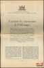 &Agrave; PROPOS DU R&Eacute;ARMEMENT DE L’ALLEMAGNE, Bulletin mensuel d’information du Bureau politique de Mgr LeComte de Paris, n&deg;68. COMTE DE PARIS
