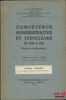 COMP&Eacute;TENCE ADMINISTRATIVE ET JUDICIAIRE DE 1800 &Agrave; 1830 (&Eacute;tude de jurisprudence), Pr&eacute;face de Pierre Lampu&eacute;. KOECHLIN (H. Fran&ccedil;ois)