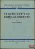 PRIX DE REVIENT DANS LA CULTURE, Institut scientifique de recherches &eacute;conomiques et sociales, M&eacute;moires et enqu&ecirc;tes, t.III. B&Eacute;RARD (Andr&eacute;)