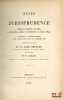 NOTES DE JURISPRUDENCE (Section de l’Int&eacute;rieur, des Cultes, de l’Instruction publique et des Beaux-Arts du Conseil d’&Eacute;tat) se r&eacute;f&eacute;rant &agrave; la p&eacute;riode ...