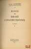 MANUEL DE DROIT CONSTITUTIONNEL, 2e&eacute;d.. LAFERRI&Egrave;RE (Julien)