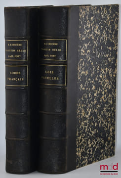 CODES FRANÇAIS conformes aux textes officiels avec une Conférence des articles basée principalement sur la jurisprudence, Annotés des Arrêts de la ...