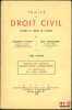 TRAIT&Eacute; DE DROIT CIVIL D’APR&Egrave;S LE TRAIT&Eacute; DE PLANIOL, t.I [seul]: Introduction g&eacute;n&eacute;rale, Organisation judiciaire, Institutions juridiques; Les ...
