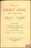 TRAIT&Eacute; DE DROIT CIVIL D’APR&Egrave;S LE TRAIT&Eacute; DE PLANIOL, t.I [seul]: Introduction g&eacute;n&eacute;rale, Organisation judiciaire, Institutions juridiques; Les ...