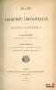 TRAIT&Eacute; DE LA JURIDICTION ADMINISTRATIVE ET DES RECOURS CONTENTIEUX:  t.I: Notions g&eacute;n&eacute;rales et l&eacute;gislation compar&eacute;e- Histoire- Organisation- ...