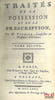 TRAIT&Eacute;S DE LA POSSESSION ET DE LA PRESCRIPTION, [t. II uniquement]. POTHIER (Robert-Joseph)
