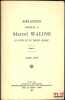 M&Eacute;LANGES OFFERTS &Agrave; MARCEL WALINE, LE JUGE ET LE DROIT PUBLIC. [M&eacute;langes Waline]