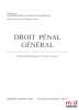 DROIT P&Eacute;NAL G&Eacute;N&Eacute;RAL, coll. U, S&eacute;rie Droit P&eacute;nal et Sciences criminelles sous la direction de Georges Levasseur . DECOCQ (Andr&eacute;)