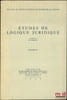 &Eacute;TUDES DE LOGIQUE JURIDIQUE, vol.VI Contributions polonaises &agrave; la th&eacute;orie du droit et de l’interpr&eacute;tation juridique, Travaux du Centre national de ...
