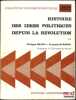 HISTOIRE DES ID&Eacute;ES POLITIQUES DEPUIS LA R&Eacute;VOLUTION, coll. Universit&eacute; nouvelle, Pr&eacute;cis Domat. BRAUD (Philippe) et BURDEAU (Fran&ccedil;ois)