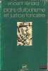PLANS D’URBANISME ET JUSTICE FONCI&Egrave;RE. RENARD (Vincent)