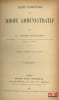 TRAIT&Eacute; &Eacute;L&Eacute;MENTAIRE DE DROIT ADMINISTRATIF, 9e&eacute;d.. BERTH&Eacute;LEMY (Henri)