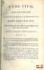 CODE CIVIL DES FRAN&Ccedil;AIS, &Eacute;DITION ORIGINALE ET SEULE OFFICIELLE. [Code civil - &Eacute;dition Originale]