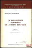 LA PHILOSOPHIE JURIDIQUE DE JEREMY BENTHAM, Bibl. de philo. du droit vol. XI. [Bentham (Jeremy)], EL SHAKANKIRI (Mohamed)