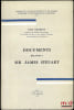 DOCUMENTS relatifs &agrave; SIR JAMES STEUART, Annales de la Facult&eacute; de droit et des sc. po. et &eacute;co. de Strasbourg, t.XIV. CHAMLEY (Paul)