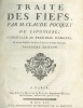 TRAITÉ DES FIEFS, 3eéd.. POCQUET DE LIVONIÈRE (Claude)