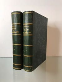 Traité de pharmacie Théorique et pratique de E. Souberian . VIIe édition entièrement refondue publiée par M. J. Regnault.


