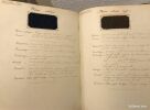 Cours de théorie du Tissage Manuscrit / Echantillons. 