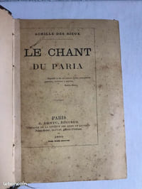 Le chant du Paria E.O. Sur Chine + Envoi