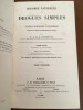 Histoire naturelle des drogues simples en 4 volumes ou Cours d'histoire naturelle professé à l'Ecole de Pharmacie de Paris par Nicolas Jean-Baptiste ...