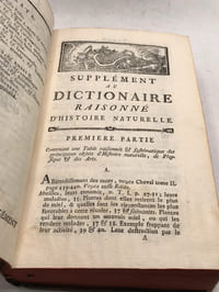 Dictionnaire raisonné universel d'histoire naturelle, contenant l'histoire des animaux, des végétaux et des minéraux, celle des corps célestes, des météores + supplément