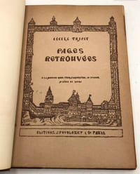 (Voyage scolaire en Russie 1924) Pages retrouvées