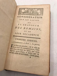 Considérations sur les causes de la Grandeur des Romains et Décadence