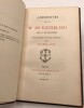 Anecdotes sur le Mal de Richelieu. Claude Carloman de Rulhi&egrave;re