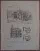 LOYER LOUIS JOSEPH VILLA SUZETTE A SAMOIS (SEINE ET MARNE) FACADES. PLANS.. 