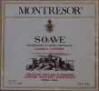 MONTRESOR SOAVE DENOMINAZIONE DI ORIGINE CONTROLLATA CLASSICO SUPERIORE IMBOTTIGLIATO NELLA ZONA DI PRODUZIONE CANTINE GIACOMO MONTRESOR VERONA ...