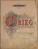 FRANZOSISCHE SERENADE  KLAVIERSTUCK OPUS 62 N&deg; 3. EDVARD GRIEG 