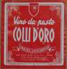VINO DA PASTO COLLI D'ORO VINICOLA CASTELROSSO IMBOTTIGLIATO DALLA F.A.C.V. SPA - BRESCIA NELLA PROPRIA CANTINA DI ROMA VIA DELLA STAZIONE TUSCOLANA ...