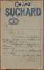CACAO SUCHARD LETTERA. 
