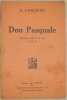 DON PASQUALE DRAMMA BUFFO IN TRE ATTI. GAETANO DONIZETTI