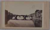 Firenze  Ponte Santa Trinit&agrave; Alphonse Bernoud -1860 circa. Alphonse Bernoud