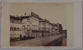 Firenze  Lungarno acciaiuoli  Alphonse Bernoud -1860 circa . Alphonse Bernoud