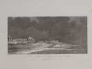 VUE DUN TEMPLE DE LOUQSSOR AVEC UN OURAGAN. Antoine Alexandre Joseph Cardon