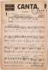 CANTA, MORENA! TEOBALDO<BR><BR>. D. ONEGLIO