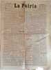 LA PATRIA  1900 - ANNO IX - N. 109 - 2 EDIZIONE ANCONA SABATO DOMENICA 12 13 MAGGIO . 