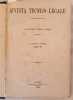 RIVISTA TECNICO LEGALE ANNO 1910 VOLUME XV. 