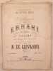 ALL'EGREGIO DILETTANTE DI VIOLINO GIO. BATTISTA MEREA DIVERTIMENTO SULL'OPERA ERNANI DI VEDI  PER VIOLINO M CON ACCOMPAGNAMENTO DI PIANOFORTE DI N. DE ...